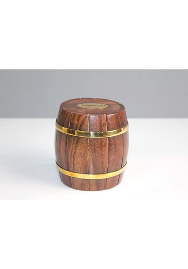 Pirinç Fıçı Kumbara