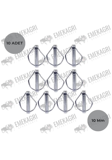 Yaylı Pim 10 Mm 10 Adet