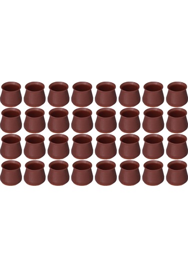 32 Adet Sandalye Bacak Koruyucuları Kaymaz Çizilmeye Dayanıklı Yuvarlak Silikon Mobilya Bacak Koruyucuları Aksesuarları Diğer