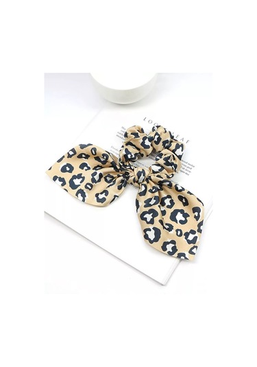 Proshik Bej Leopar Desenli Saç Lastiği 242572342 Leopar