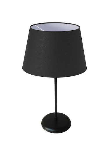 Komidin Üstü Abajur Siyah