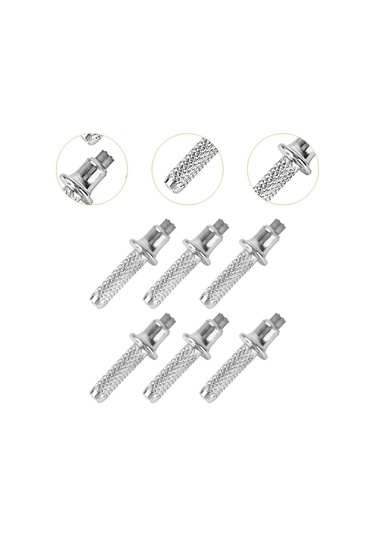 Dolıty 6x Yürüyüş Kutup Ucu Tırmanma Aksesuarları, Seyahat Gümüş