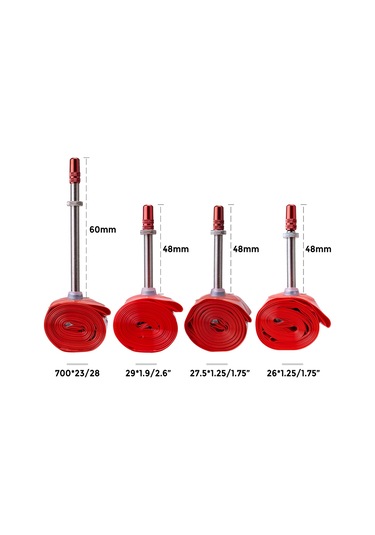 Springsun Hafif Tpu Bisiklet İç Lastiği - 27.5x1.25/1.75 Çift Paket 48mm