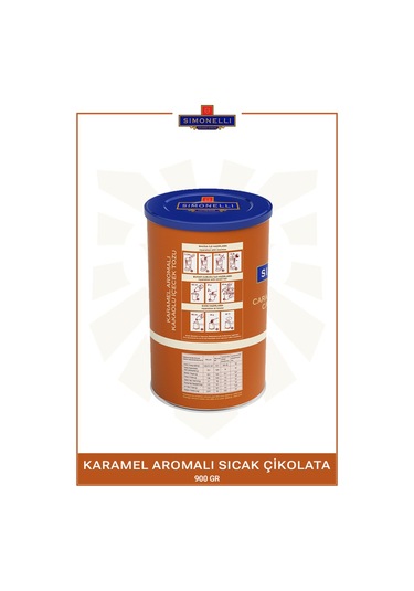 Simonelli Karamel Aromalı Sıcak Çikolata İçecek Tozu 900 G