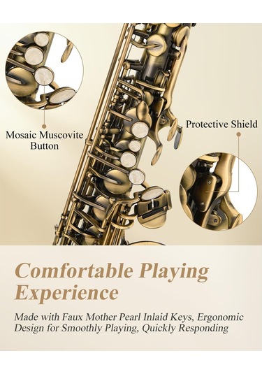 Eastar As-ıı-ab Mi Bemol Alto Saksofon Vintage