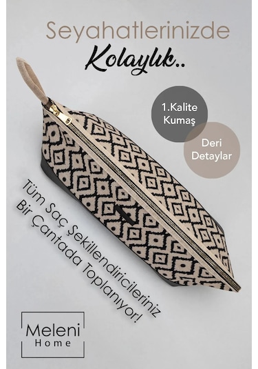 Çok Amaçlı Çanta Saç Düzleştirici,maşası,şekillendirici 8x16x16