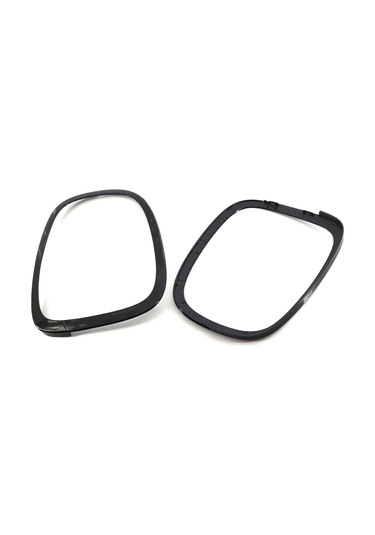 Yaozixa Bmw Mini F55/f56/f57 2014-2021 Arka Lambalı Abs Siyah Dekoratif Çerçeve 2 Adet