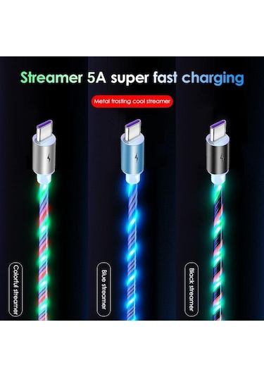 Kırmızı Keysıon 540 Döndür 5a Manyetik Kablo Hızlı Şarj Cep Telefonu Mıknatıs Tel Kordon Mikro C Tipi Usb-a Kablosu Kablo 54163293