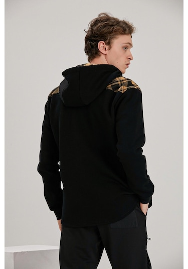 Alexandergardı Ekose Detaylı Düğmeli Sweatshirt E22-61500 001