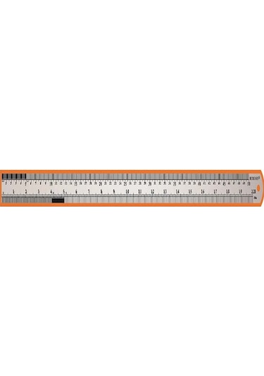 Rubenis Jr-50 Standart Cetvel Çelik 50 CM 2'li Paket