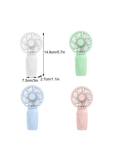 Taşınabilir El Küçük Fan Abs Hafif Sevimli Görünüm Usb Şarj