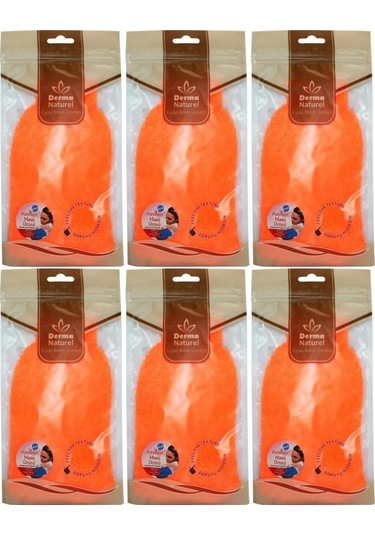 Derma Naturel Banyo Eldiveni Renkli Ms-05 6 Lı Set