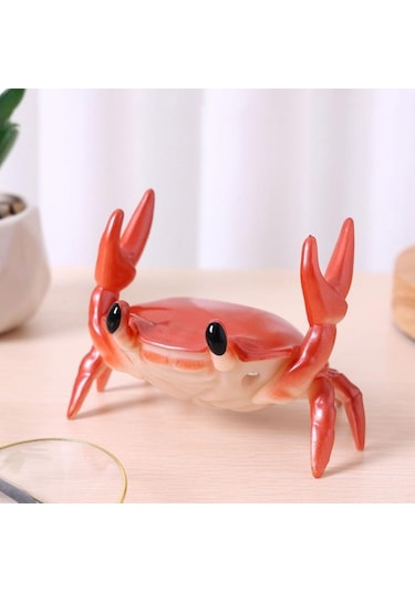 Turuncu Vaorlo Sevimli Yengeç Tutucu Akıllı Telefon Pan Gözlük Telefon Tutucu Masası Standı Yaratıcı Braketi Canlı Film İzle