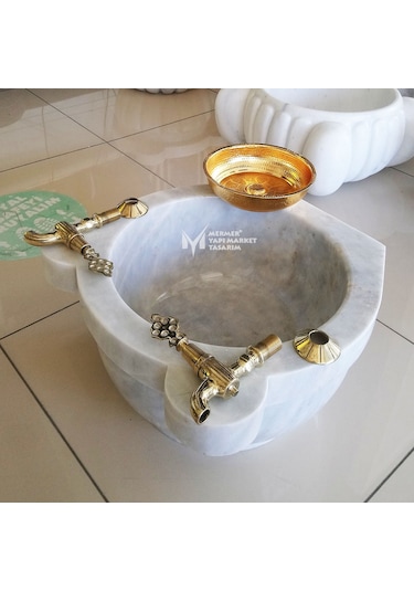 Mermer Kurna Konsept Set