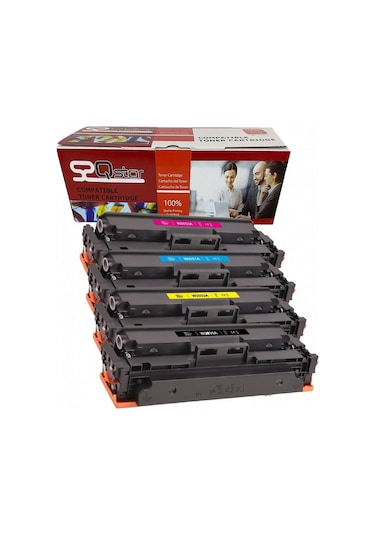 Qstar Hp M479dw Uyumlu Toner Çipsiz Toner 415a Set 4 Renk Cf415a