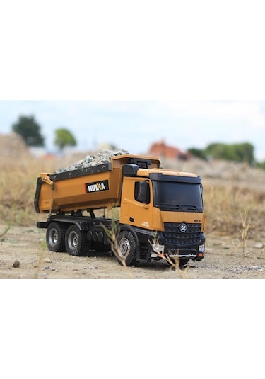 HUINA 1/14 Yüksek Kalite RC Model Damperli Kamyon