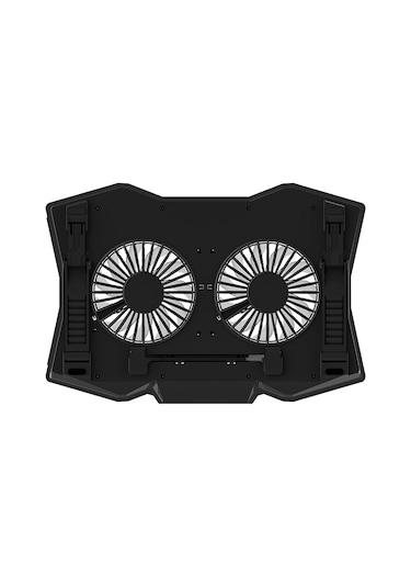 Rampage AD-RC9 Tornado 10" - 18" RGB Çift Fanlı Notebook Soğutucu