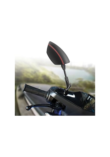 Yamaha Dragstar 650 Dekorlu Ayna-mavi Renk-a03436