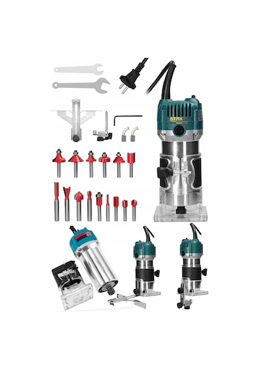Staxx S35MFS 3500 W 6 MM Mini Freze Formika Traşlama Makinesi + 12 Uç