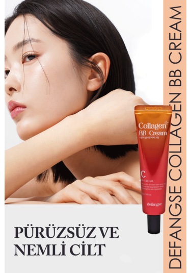 Collagen Bb Cream Mükemmel Kapatıcılık Sunan Yoğun Nem & Doğal Görünüm Etkili Bb Cream Light - Medium