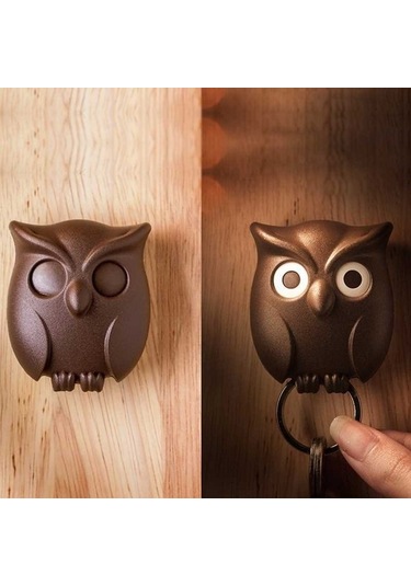 Venturemart B Tarzı 1 Adet Baykuş Yaratıcı Manyetik Duvara Monte Buzdolabı Mıknatısı Nighthawk Kanc