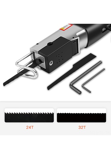 Lemestar Otomotiv Sac Kesme Pnömatik Testere - 9000bpm/dk Hızlı, 10mm Strok, 95mm Bıçak İle Araç Tamir Aleti