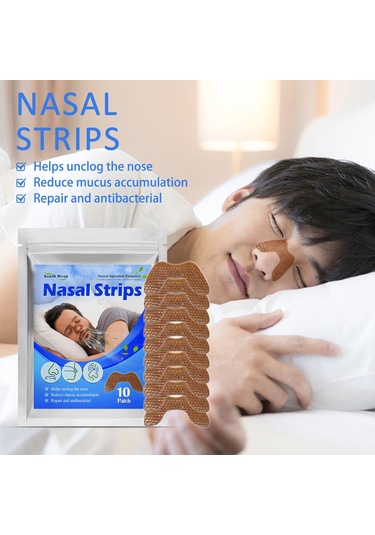 Vkemall South Moon 10 Adet Havalandırma Burun Yaması Burun Burun Boşluğunun Pürüzsüz Gen Kahverengi