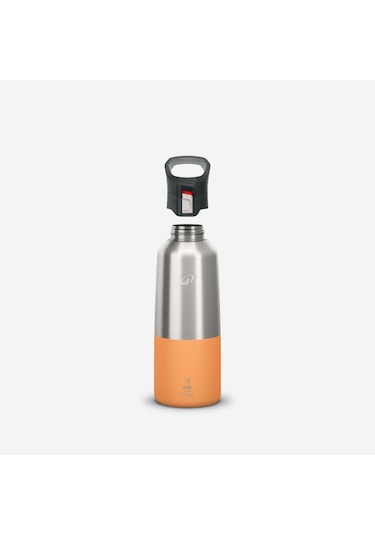 Quechua Outdoor Paslanmaz Çelik Termos - 0,8 L - Pratik Kapak - Turuncu - 900