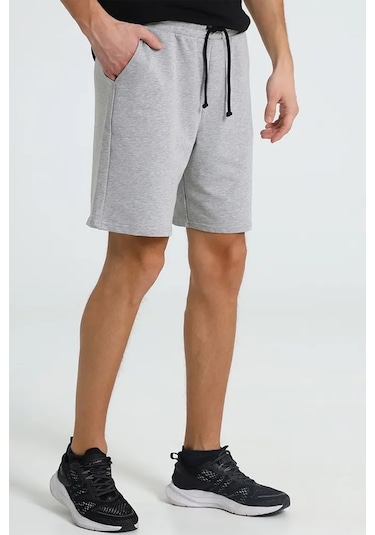 Unisex Pamuklu Rahat Penye Şort