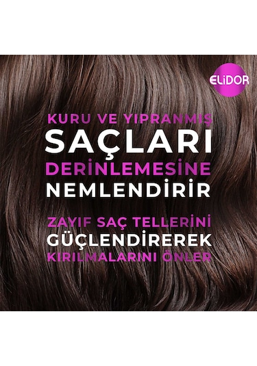 Elidor Avokado ve Castor Oil Nemlendirici Etki Şampuan 3 x 400 ML