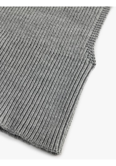 Koton Basic Balaklava Kar Maskesi Gri 5wam50099aa Gri