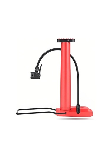 Yüksek Basınçlı Fişman Pompa, Basınç Göstergeli, Bisiklet Arabalar Basketbol İçin, 140psı, 118 Kırmızı