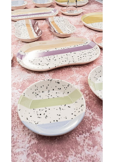 Bambum Lara - 26 Parça Porselen Kahvaltı Takımı Rafael Diğer