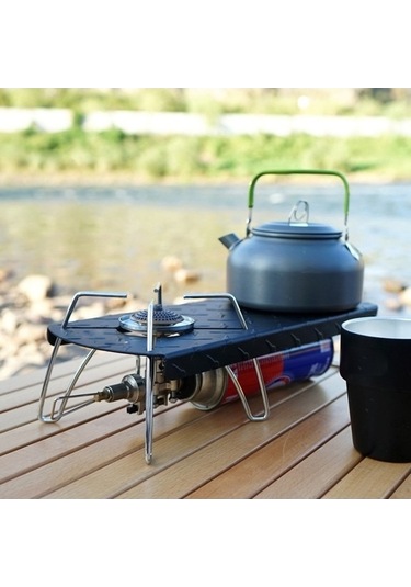 Bloomnest Yalıtımlı Ve Tutucu Skycıty Mini Ocak Ocak Ocağı, Mavi Kamp Isı Hava Gazlı Alüminyum Aksesuarları Açık Kb Mavi Mavi