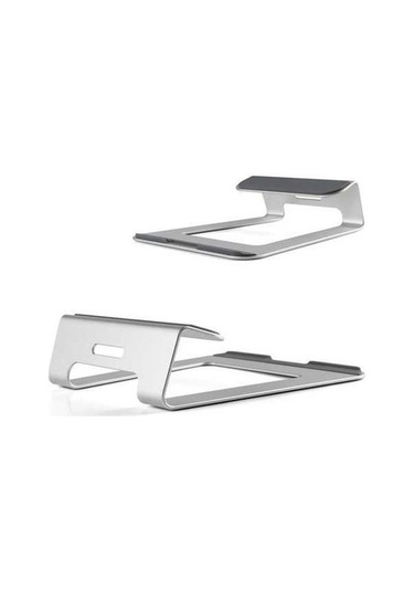 Ebitda Upergo Alüminyum Macbook Uyumlu Notebook İpad Düz Soğutma Tabanı - Gümüş