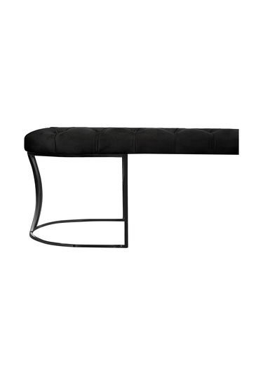 Viego Siyah Bench Puf Siyah