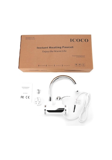 Anında Tankless Elektrikli Sıcak Su Isıtıcı Mutfak Hızlı Isıtma Musluk Musluğu