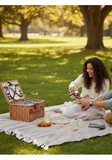 Beylini Çok Amaçlı Örtü Koltuk Çekyat Kilim Yatak Piknik Örtüsü Zemin Kaplama Yıkanabilir Saçaklı 170x200 Cm Gri