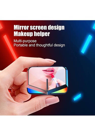 Bukrem Store BUK-M28 Bluetooth 5. 1 Led Görselli Kulak İçi Kulaklık