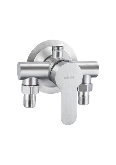 Novahub Paslanmaz Çelik Duş Bataryası Sıcak Ve Soğuk Su Mikser Duvara Monte Krom KROM