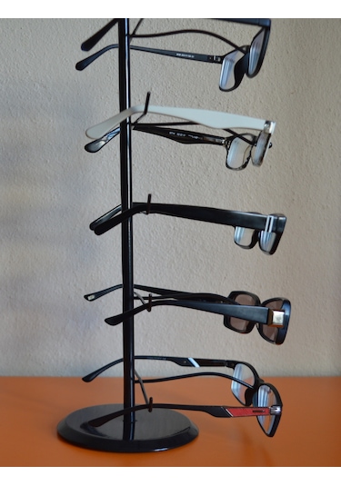 Gözlük Standı Düzenleyecı Organizer 5 Li Siyah