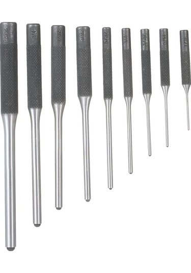 Jms 9 Parça Rulo Pimi Delme Seti Çelik Zımbalar El Pimi Çıkarma Aracı Kuyumcular İçin Taşıma Çantası İle