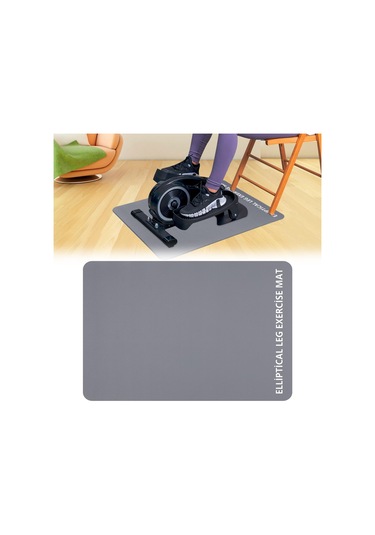 Elipse Bacak Egzersizi İçin Slip Olmayan Egzersiz Mat, Elipse Makine Mat, Masa Altında Egzersiz Matları Eliptikler