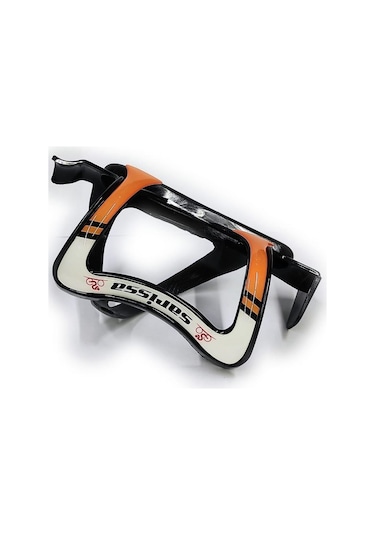 Sarissa Matara Tutucu Plastik Esnek Bisiklet Matara Kafesi Turuncu