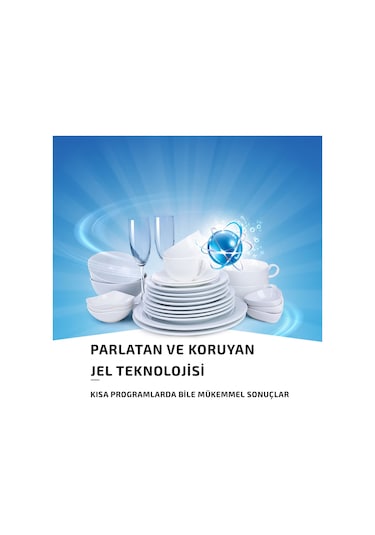 Finish Hepsi Bir Arada Limon Kokulu Konsantre Jel Bulaşık Makinesi Deterjanı 1 L