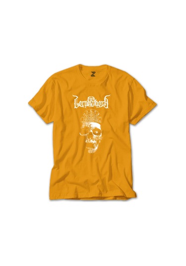 Lorna Shore Skull Sarı Tişört Sarı