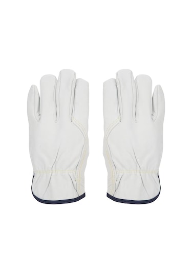 Mufunye Koyun Derisi Kaynakçılık Eldiveni - Kaynak, Kesim, Metal Dövme İşleri İçin Kayganlık Engelleme, Isı Yalıtımı Ve Dayanıklılık
