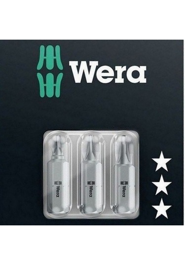 Wera 855/1 Z Pozidriv Bits 25mm Pz1-3 Set 05073311001