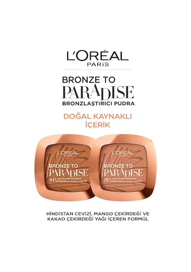 L'Oreal Paris Bronze To Paradise Mat Bronzlaştırıcı Pudra Baby 02