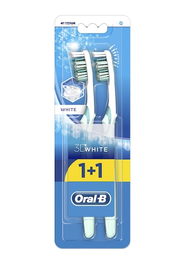 Oral-B 3D White 1+1 Diş Fırçası Medium
